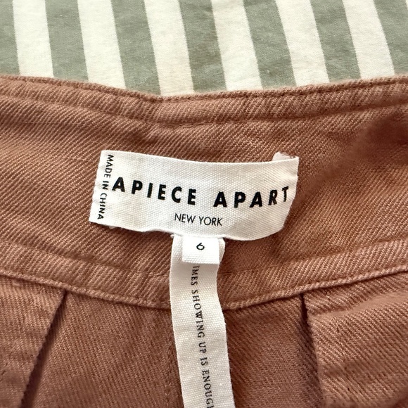 Apiece Apart | BARI CROP TROUSER Deep Khaki - size 6 - Picture 7 of 7